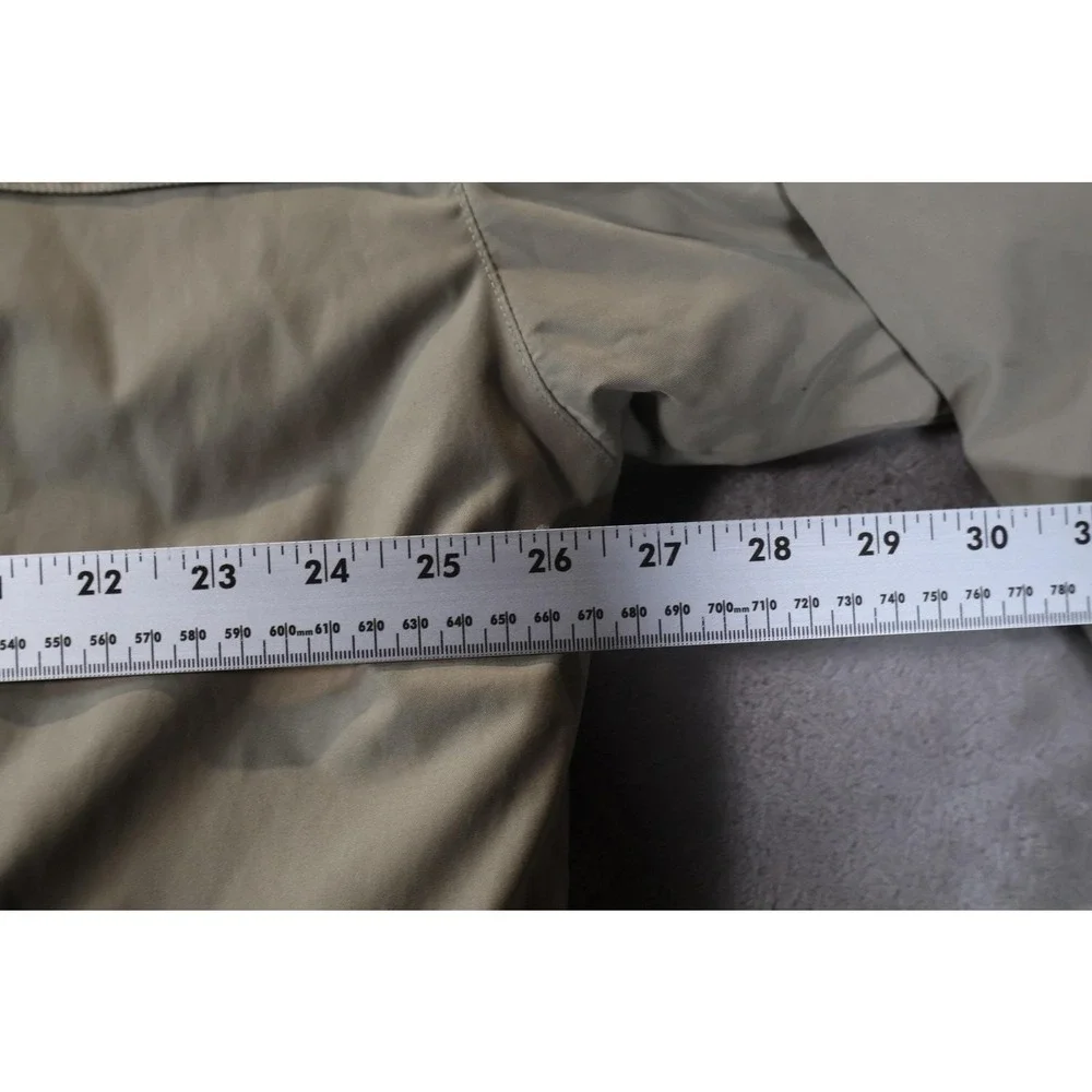 Baracuta Jacket Mens XL Khaki Brown Collar Insulated Zip Front Wool‎ Lined
